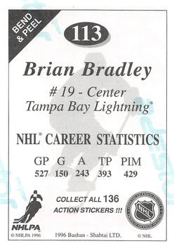 1995-96 Bashan Imperial Super Stickers #113 Brian Bradley Back