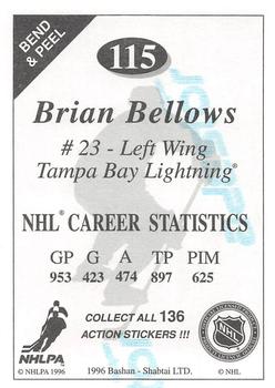 1995-96 Bashan Imperial Super Stickers #115 Brian Bellows Back