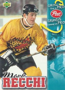 1996-97 Upper Deck Post Cereal Grow Like a Pro #NNO Mark Recchi Front