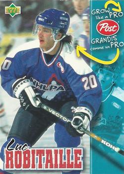 1996-97 Upper Deck Post Cereal Grow Like a Pro #NNO Luc Robitaille Front