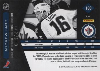 2011-12 Panini Limited #100 Andrew Ladd Back
