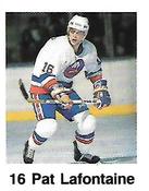 1988-89 Frito-Lay Stickers #NNO Pat LaFontaine Front