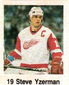 1988-89 Frito-Lay Stickers #NNO Steve Yzerman Front