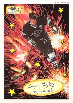 1995-96 Bashan Imperial Super Stickers - Die Cut #21 Wayne Gretzky Front