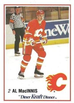 1989-90 Kraft #3 Al MacInnis  Front