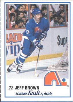 1989-90 Kraft #28 Jeff Brown  Front
