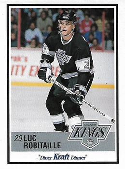 1990-91 Kraft #48 Luc Robitaille Front