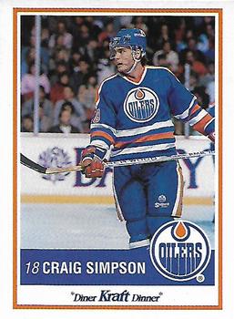 1990-91 Kraft #52 Craig Simpson Front