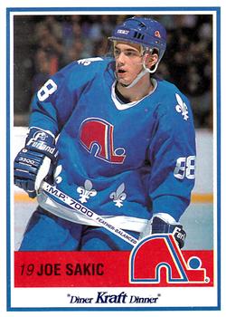 1990-91 Kraft #50 Joe Sakic Front