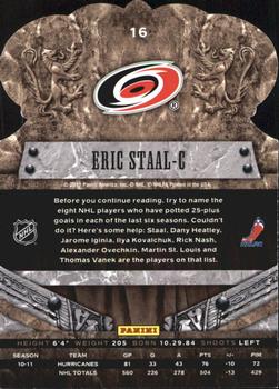 2011-12 Panini Crown Royale #16 Eric Staal Back