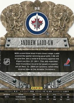 2011-12 Panini Crown Royale #98 Andrew Ladd Back