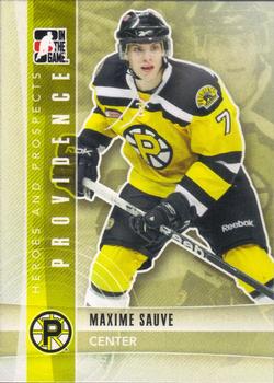 2011-12 In The Game Heroes and Prospects #126 Maxime Sauve Front