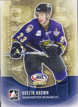 2011-12 In The Game Heroes and Prospects #154 Dustin Brown Front