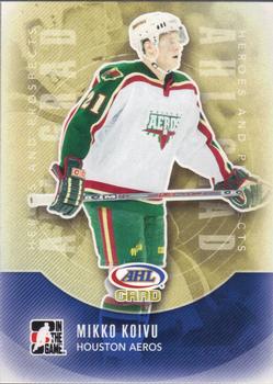 2011-12 In The Game Heroes and Prospects #163 Mikko Koivu Front