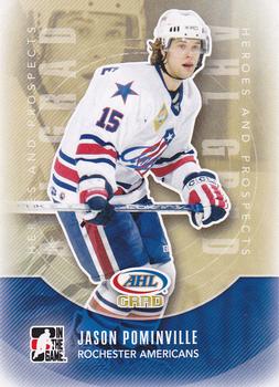 2011-12 In The Game Heroes and Prospects #168 Jason Pominville Front