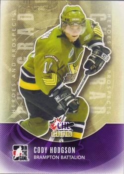 2011-12 In The Game Heroes and Prospects #183 Cody Hodgson Front