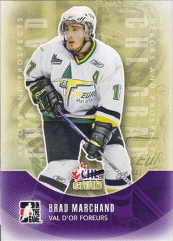 2011-12 In The Game Heroes and Prospects #186 Brad Marchand Front