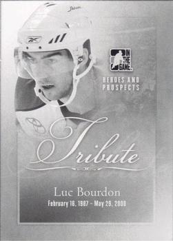 2011-12 In The Game Heroes and Prospects #197 Luc Bourdon Front