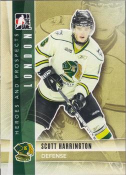 2011-12 In The Game Heroes and Prospects #36 Scott Harrington Front