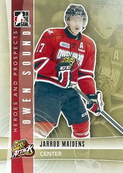 2011-12 In The Game Heroes and Prospects #18 Jarrod Maidens Front