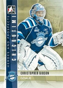2011-12 In The Game Heroes and Prospects #45 Christopher Gibson Front