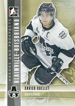 2011-12 In The Game Heroes and Prospects #63 Xavier Ouellet Front