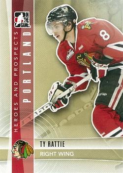 2011-12 In The Game Heroes and Prospects #86 Ty Rattie Front