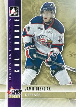 2011-12 In The Game Heroes and Prospects #97 Jamie Oleksiak Front