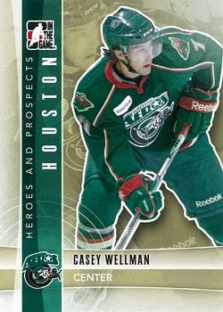 2011-12 In The Game Heroes and Prospects #110 Casey Wellman Front