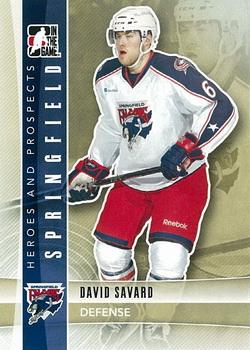 2011-12 In The Game Heroes and Prospects #112 David Savard Front