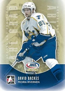 2011-12 In The Game Heroes and Prospects #151 David Backes Front