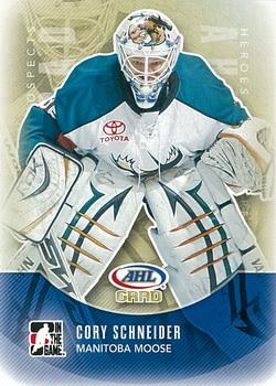 2011-12 In The Game Heroes and Prospects #171 Cory Schneider Front