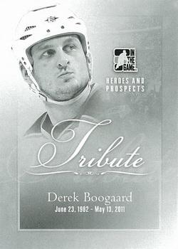 2011-12 In The Game Heroes and Prospects #199 Derek Boogaard Front