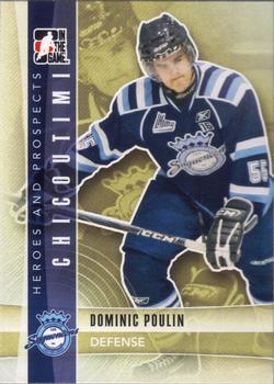 2011-12 In The Game Heroes and Prospects #48 Dominic Poulin Front