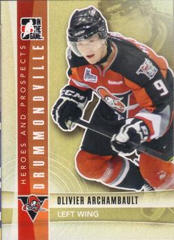 2011-12 In The Game Heroes and Prospects #57 Olivier Archambault Front