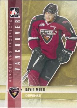 2011-12 In The Game Heroes and Prospects #70 David Musil Front
