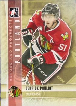 2011-12 In The Game Heroes and Prospects #71 Derrick Pouliot Front