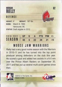 2011-12 In The Game Heroes and Prospects #82 Morgan Rielly Back