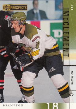 2000-01 Upper Deck CHL Prospects #2 Jay McClement Front