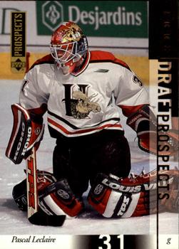 2000-01 Upper Deck CHL Prospects #90 Pascal Leclaire Front