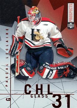 2000-01 Upper Deck CHL Prospects - CHL Class #CC9 Pascal LeClaire  Front