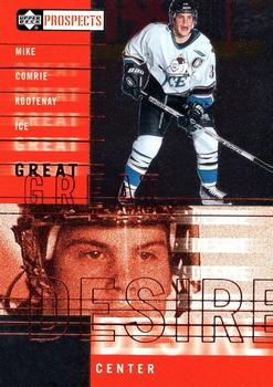 2000-01 Upper Deck CHL Prospects - Great Desire #GD3 Mike Comrie  Front