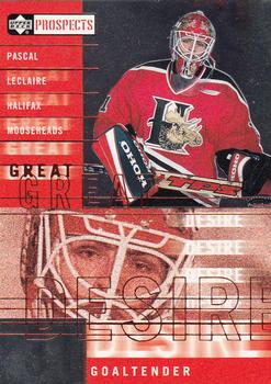 2000-01 Upper Deck CHL Prospects - Great Desire #GD6 Pascal LeClaire  Front
