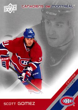2011-12 Upper Deck McDonald's Montreal Canadiens #20 Scott Gomez Front
