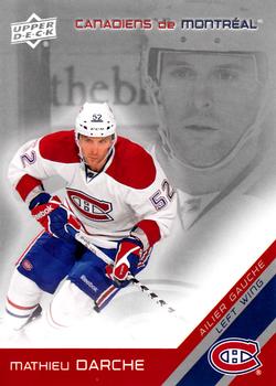 2011-12 Upper Deck McDonald's Montreal Canadiens #24 Mathieu Darche Front