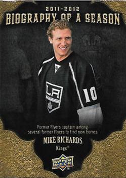 2011-12 Upper Deck - Biography of a Season #BOS8 Mike Richards Front