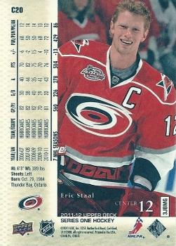 2011-12 Upper Deck - UD Canvas #C20 Eric Staal  Back