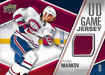 2011-12 Upper Deck - Game Jerseys #GJ-AM Andrei Markov  Front