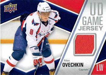 2011-12 Upper Deck - Game Jerseys #GJ-AO Alex Ovechkin Front