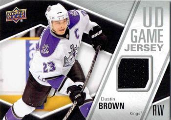 2011-12 Upper Deck - Game Jerseys #GJ-DU Dustin Brown  Front
